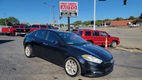 2013 Dodge Dart for sale at FIRST CHOICE AUTO Inc in Middletown OH