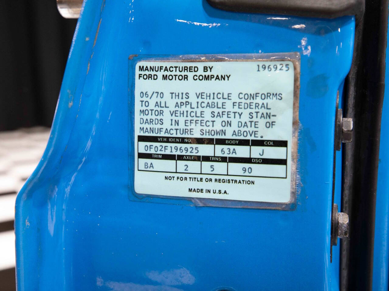 1970 Ford Mustang 58