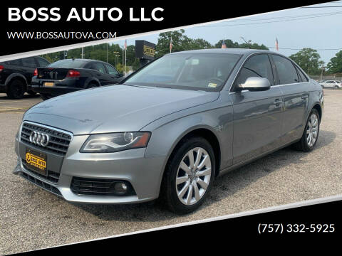 2010 Audi A4 for sale at BOSS AUTO LLC in Norfolk VA