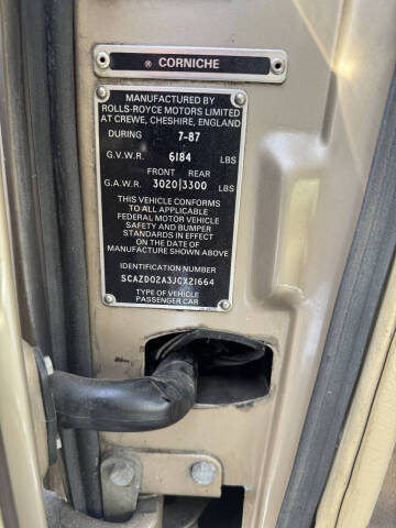 1988 Rolls-Royce Corniche