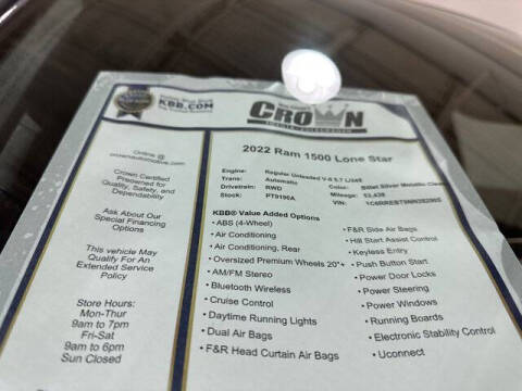 2022 RAM 1500 Lone Star