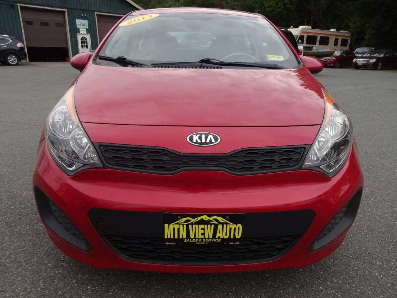2013 Kia Rio 5-Door for sale at MOUNTAIN VIEW AUTO in Lyndonville VT