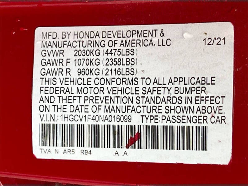 2022 Honda Accord Sport Special Edition