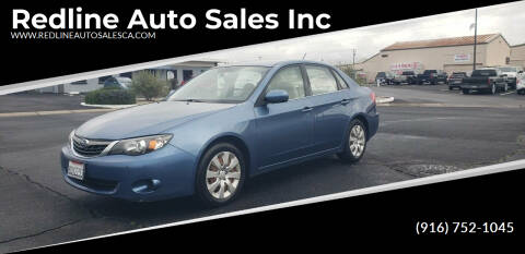 2009 Subaru Impreza for sale at Redline Auto Sales Inc in Sacramento CA