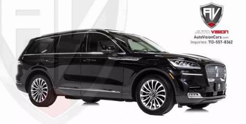 2020 Lincoln Aviator for sale at Auto Vision in Houston TX