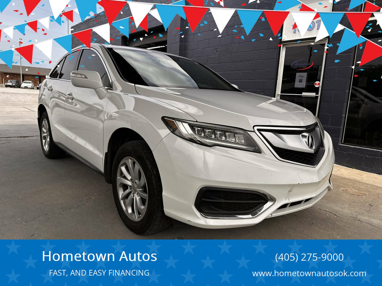 White 2017 Acura RDX Base 4dr SUV 1