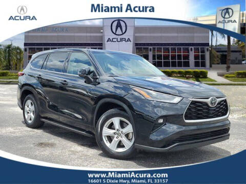 2021 Toyota Highlander for sale at MIAMI ACURA in Miami FL