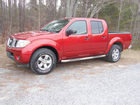 2013 Nissan Frontier for sale at Williams Auto & Truck Sales in Cherryville NC
