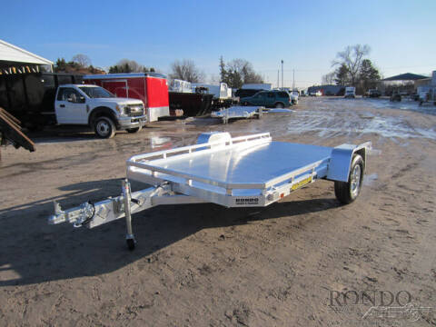 2024 Aluma Aluminum Single Axle Utility 7 for sale at Rondo Truck & Trailer in Sycamore IL