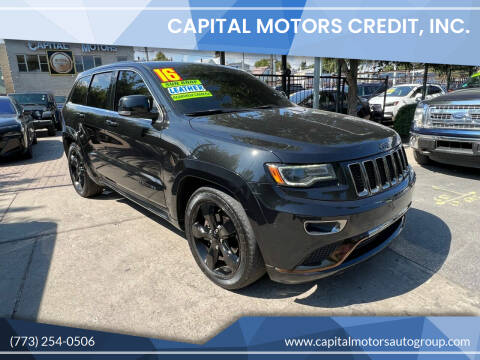 2016 Jeep Grand Cherokee for sale at Capital Motors Credit, Inc. in Chicago IL