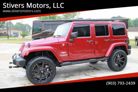 2012 Jeep Wrangler Unlimited for sale at Stivers Motors, LLC in Nash TX