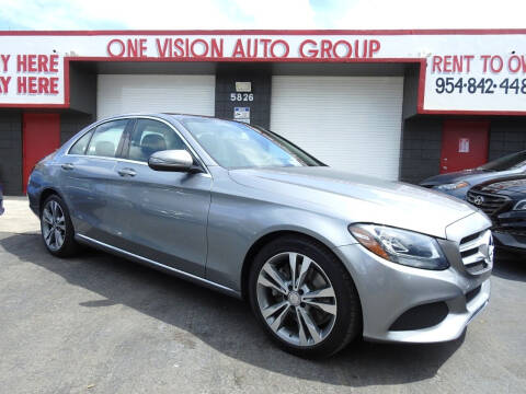 2016 Mercedes-Benz C-Class for sale at One Vision Auto in Hollywood FL