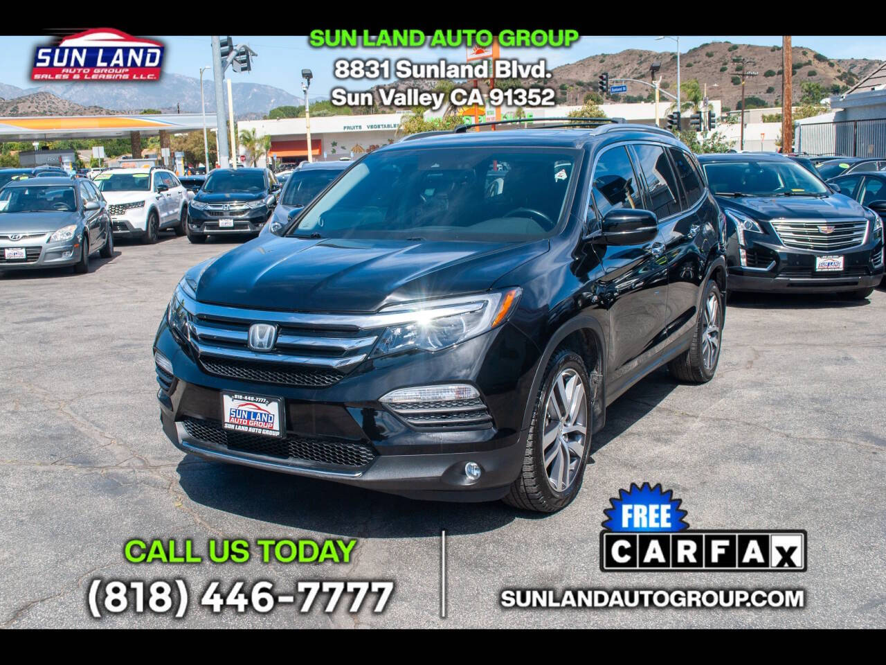 Black 2016 Honda Pilot Touring Touring 4dr SUV 1