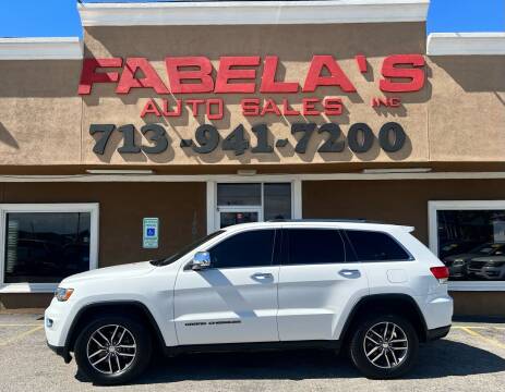 2017 Jeep Grand Cherokee for sale at Fabela's Auto Sales Inc. in South Houston TX