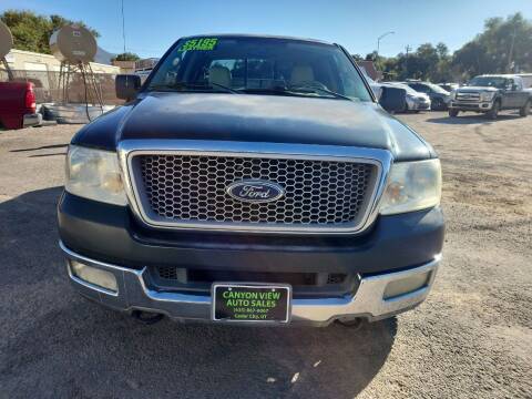 2004 Ford F-150 for sale at Canyon View Auto Sales in Cedar City UT