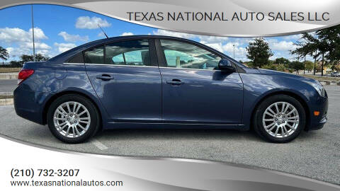 2014 Chevrolet Cruze for sale at Texas National Auto Sales LLC in San Antonio TX