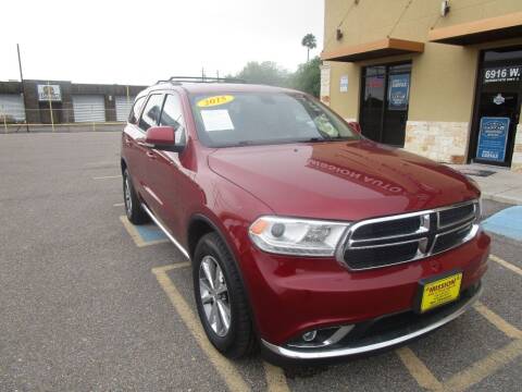 2015 Dodge Durango for sale at Mission Auto & Truck Sales, Inc. in Mission TX