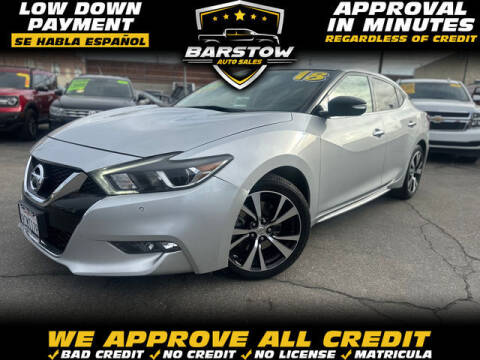 2018 Nissan Maxima for sale at BARSTOW AUTO SALES in Barstow CA
