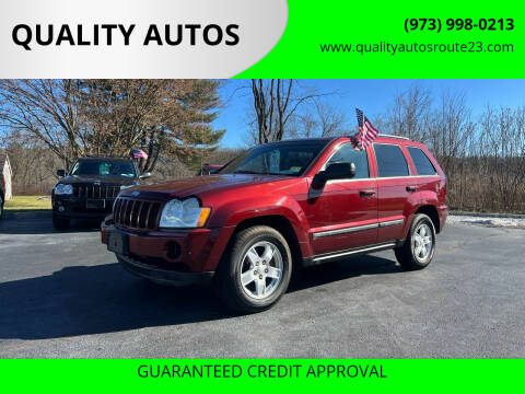 2007 Jeep Grand Cherokee for sale at QUALITY AUTOS in Hamburg NJ