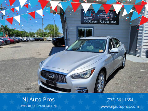 2015 Infiniti Q50 for sale at NJ Auto Pros in Tinton Falls NJ