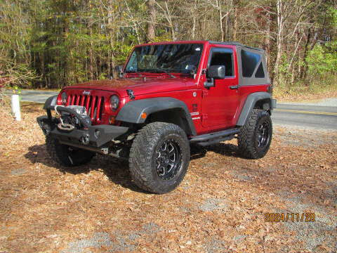 2012 Jeep Wrangler for sale at White Cross Auto Sales in Chapel Hill NC