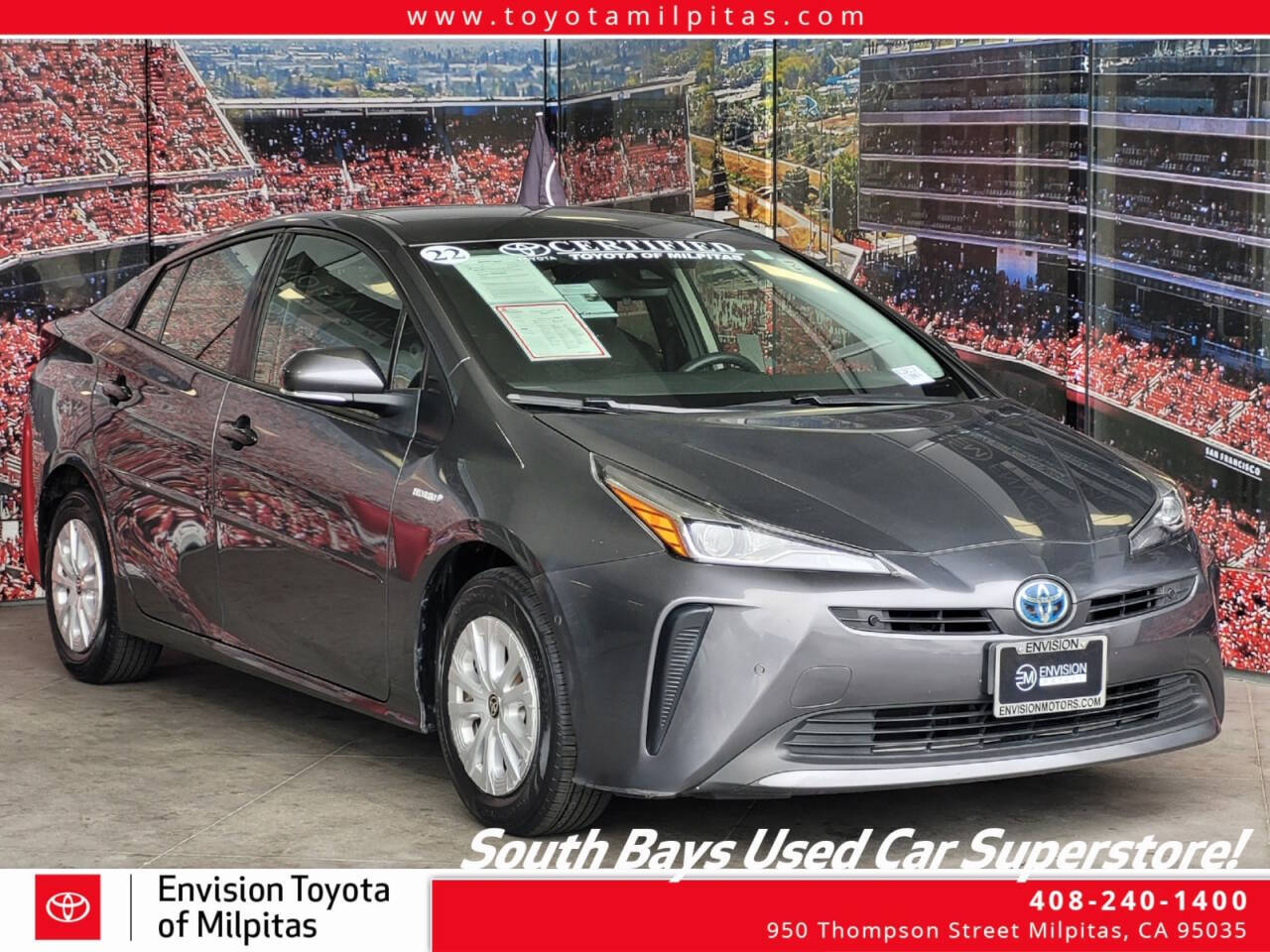 2022 Toyota Prius for sale at Envision Toyota of Milpitas in Milpitas, CA