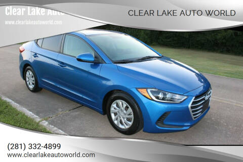 2017 Hyundai Elantra for sale at Clear Lake Auto World in League City TX