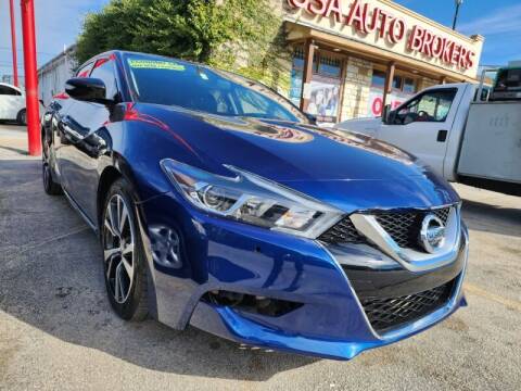 2017 Nissan Maxima for sale at USA Auto Brokers in Houston TX