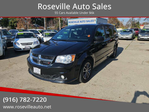 2017 Dodge Grand Caravan for sale at Roseville Auto Sales in Roseville CA