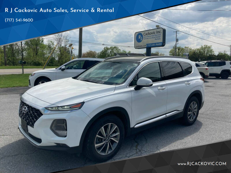 2019 Hyundai Santa Fe for sale at R J Cackovic Auto Sales, Service & Rental in Harrisburg PA