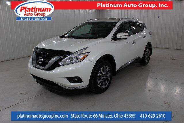 2016 Nissan Murano for sale at Platinum Auto Group Inc. in Minster OH