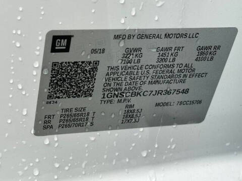 2018 Chevrolet Tahoe LT