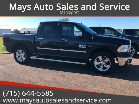 2016 RAM Ram Pickup 1500 for sale at Mays Auto Sales and Services in Stanley WI