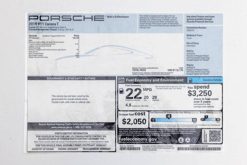 2019 Porsche 911