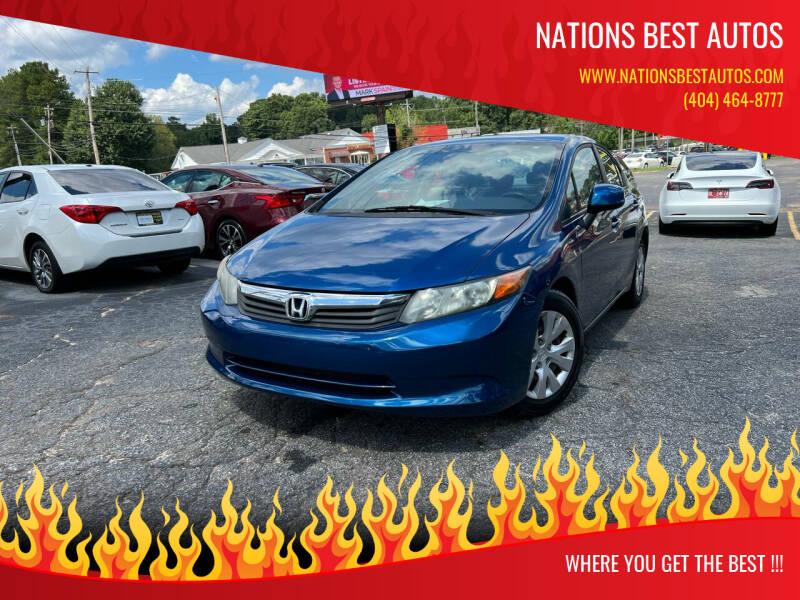 2012 Honda Civic for sale at Nations Best Autos in Decatur GA