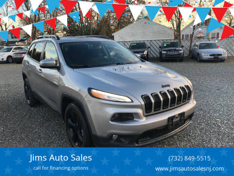 2015 Jeep Cherokee for sale at Jims Auto Sales in Lakehurst NJ