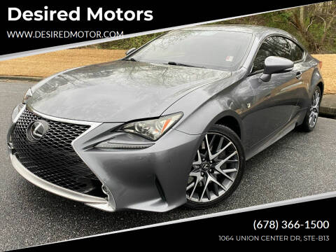 2015 Lexus RC 350 for sale at Desired Motors in Alpharetta GA