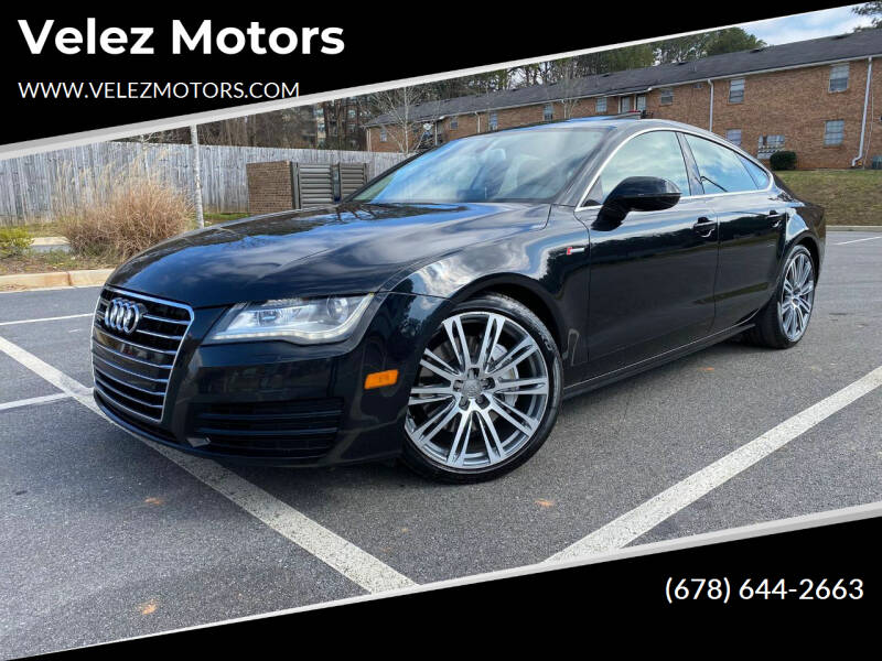 2012 Audi A7 for sale at VELEZ MOTOR SALES LLC in Norcross GA