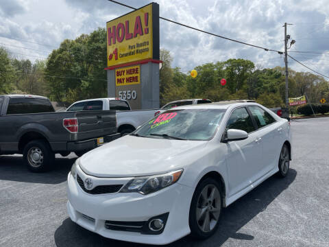 2012 Toyota Camry for sale at NO FULL COVERAGE AUTO SALES LLC in Austell GA