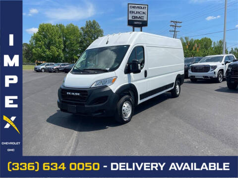 2023 RAM ProMaster for sale at Impex Chevrolet GMC in Reidsville NC