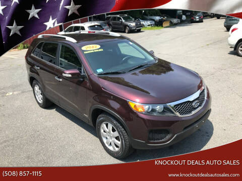 2012 Kia Sorento for sale at Knockout Deals Auto Sales in West Bridgewater MA