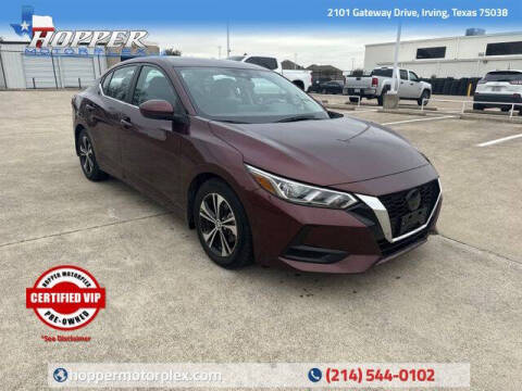 2021 Nissan Sentra for sale at HOPPER MOTORPLEX in Irving TX