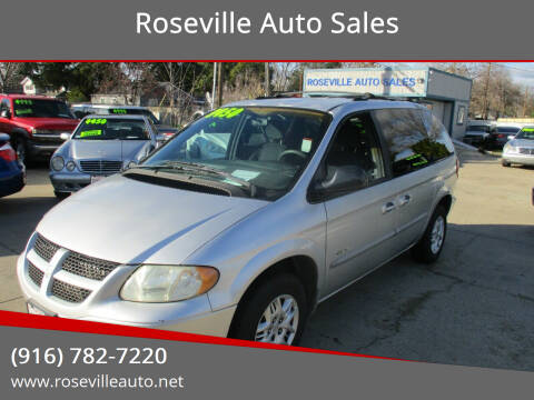2001 Dodge Caravan for sale at Roseville Auto Sales in Roseville CA