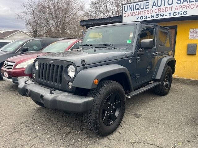 2016 Jeep Wrangler for sale at Unique Auto Sales in Marshall VA