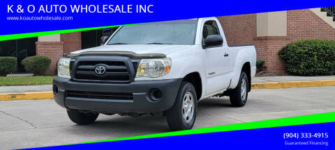 2007 Toyota Tacoma for sale at K & O AUTO WHOLESALE INC in Jacksonville FL