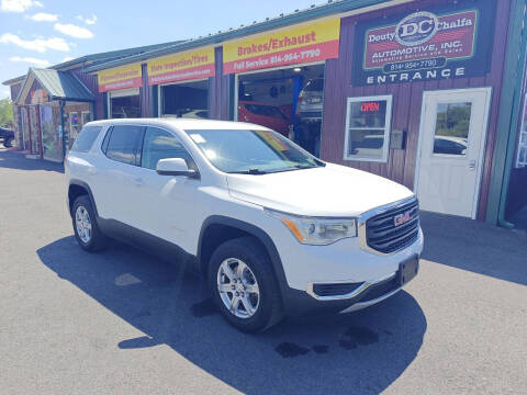 2019 GMC Acadia for sale at Douty Chalfa Automotive in Bellefonte PA