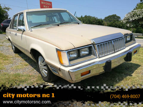 1985 Mercury Marquis for sale at city motors nc 1 in Harrisburg NC