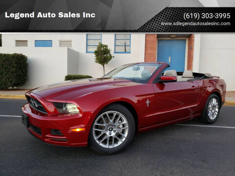2014 Ford Mustang for sale at Legend Auto Sales Inc in Lemon Grove CA