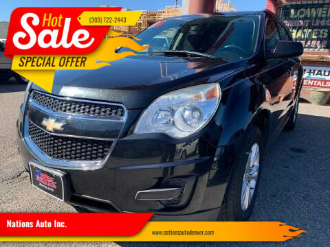 2015 Chevrolet Equinox for sale at Nations Auto Inc. in Denver CO