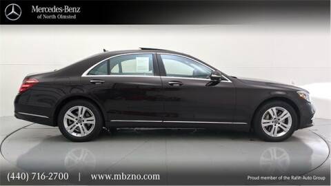 2018 Mercedes-Benz S-Class for sale at Mercedes-Benz of North Olmsted in North Olmsted OH